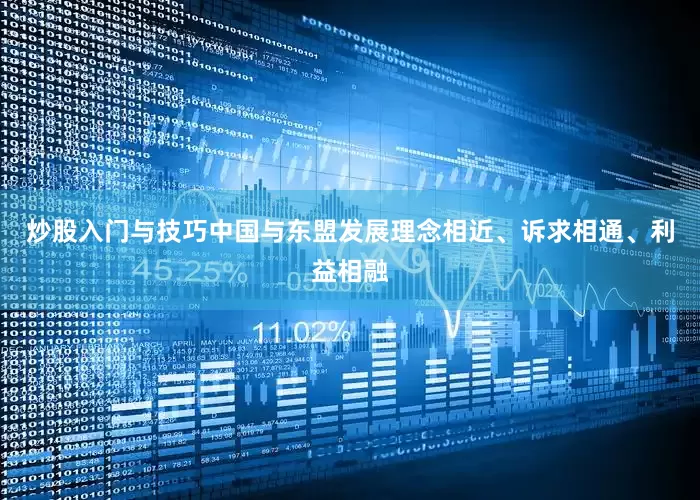 炒股入门与技巧中国与东盟发展理念相近、诉求相通、利益相融