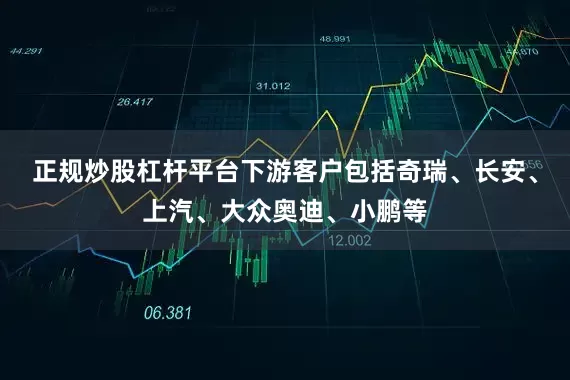 正规炒股杠杆平台下游客户包括奇瑞、长安、上汽、大众奥迪、小鹏等